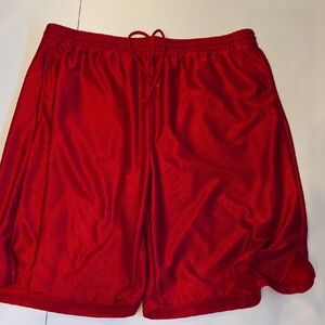 Champs Vibrant Red Men's Athletic Shorts